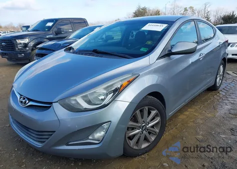 2016 Hyundai Elantra Se из США, поврежденный, VIN 5NPDH4AE8GH767538